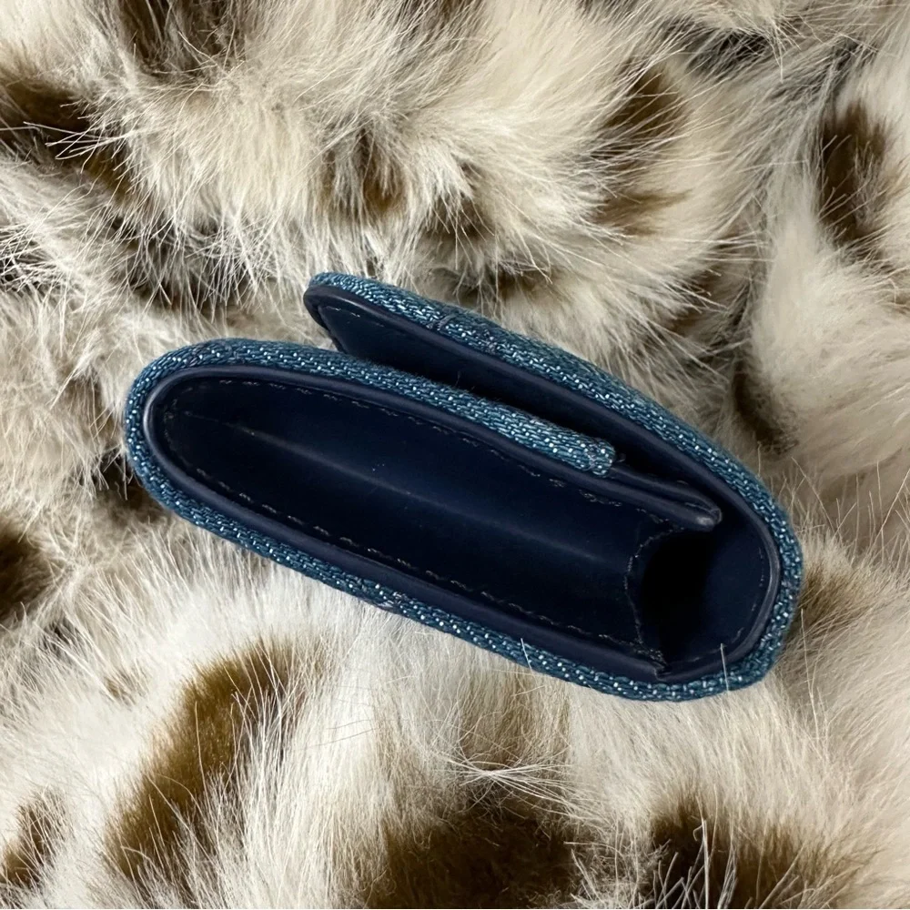 NWT | Tory Burch Willa Denim Card Case Wallet - Picture 5 of 8